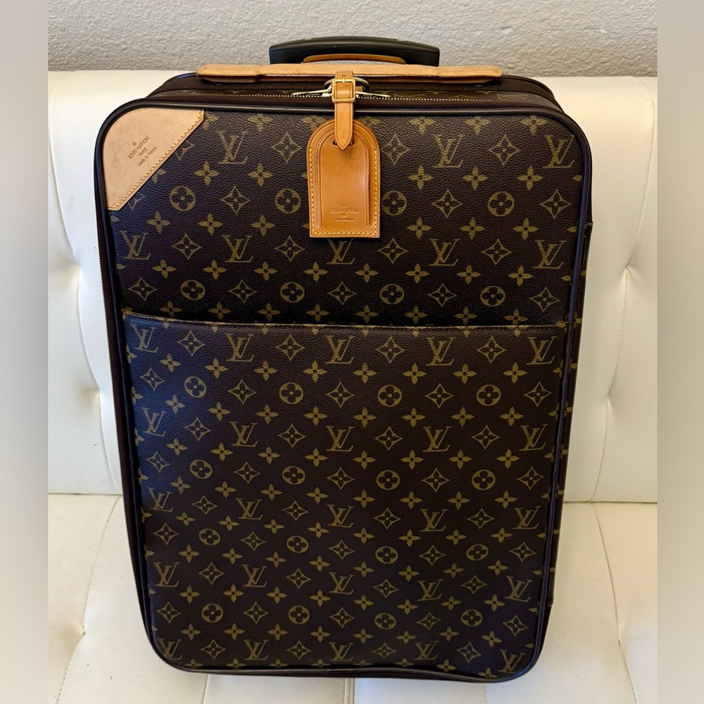 Louis Vuitton Pegase 55 Monogram Brown Canvas Leather Travel Carry On 🛑SOLD🛑